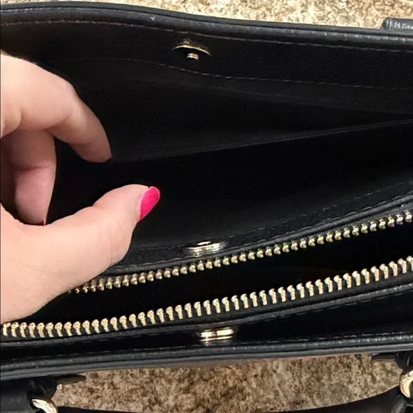 Kate Spade Black Pebbled Satchel - Picture 3 of 6